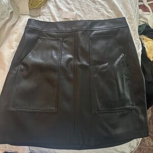 Leather Skirt